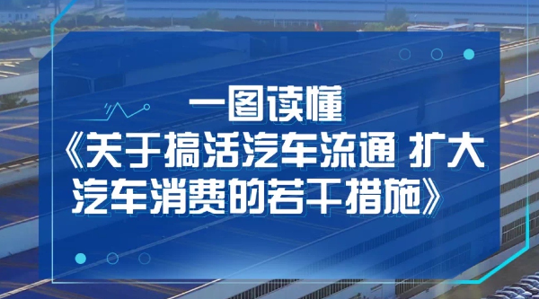 一圖讀懂《關于搞活汽車流通 擴大汽車消費的若干措施》